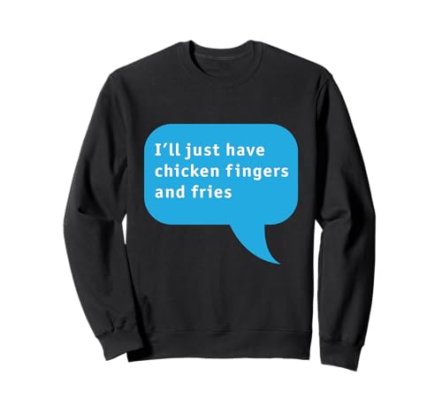 Lustige Hühner-Finger-Tender und Pommes Frites Kinder-Mahlzeit Fast Food Sweatshirt Lustige Hühner-Finger-Tender und Pommes Frites Kinder-Mahlzeit Fast Food Sweatshirt von Fast Food Fun Merch