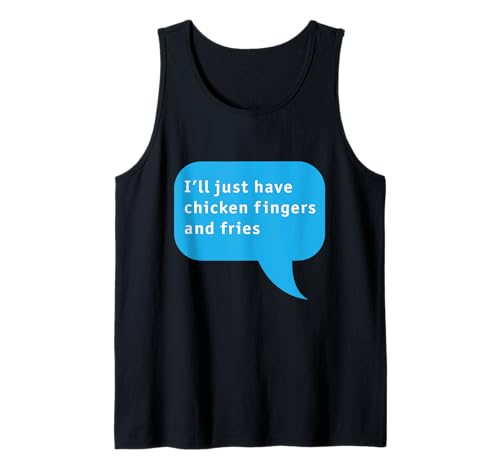 Lustige Hühner-Finger-Tender und Pommes Frites Kinder-Mahlzeit Fast Food Tank Top Lustige Hühner-Finger-Tender und Pommes Frites Kinder-Mahlzeit Fast Food Tank Top von Fast Food Fun Merch