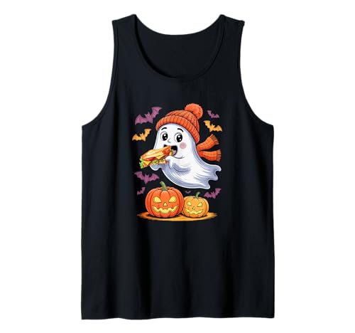 Cute Boo Ghost Eating Sandwich Halloween Food Lover Kids Tank Top Cute Boo Ghost Eating Sandwich Halloween Food Lover Kids Tank Top von Fast Food Halloween Costume