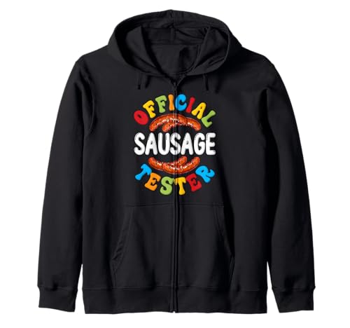 Official Sausage Tester Halloween Colorful Costume Kids Kapuzenjacke Official Sausage Tester Halloween Colorful Costume Kids Kapuzenjacke von Fast Food Halloween Costume