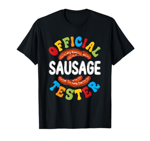 Official Sausage Tester Halloween Colorful Costume Kids T-Shirt von Fast Food Halloween Costume