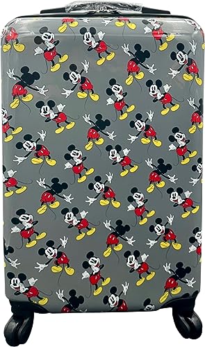 Fast Forward Kinder-Handgepäck, 50,8 cm, leicht, lizenziert, Hard-Side, Mehrfarbig, Carry-On 20 Inch, Mickey Mouse von Fast Forward