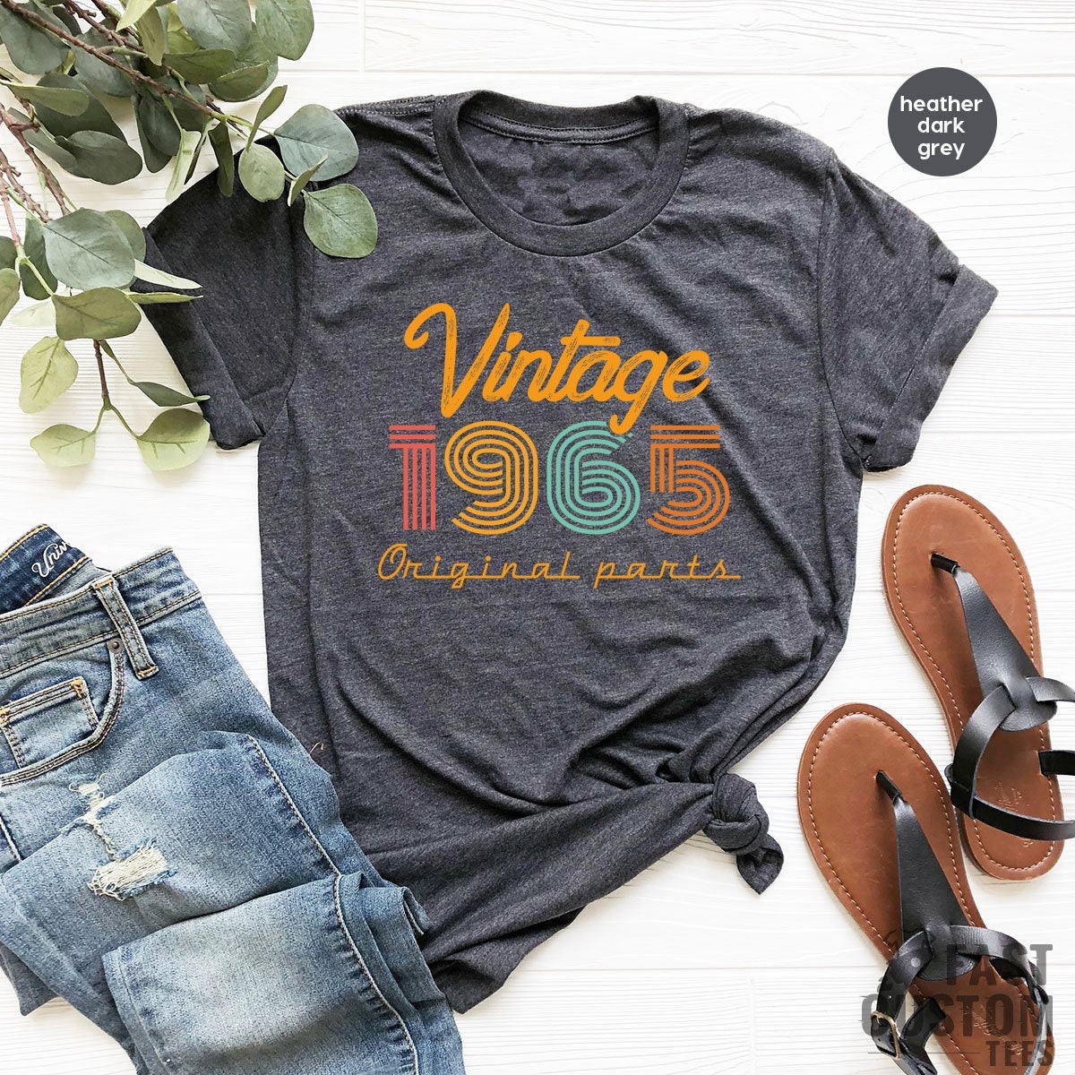 59.geburtstag Shirt, Vintage T 1965 Geschenk Für Frauen, Shirt Männer, Retro Shirts von FastCustomTees