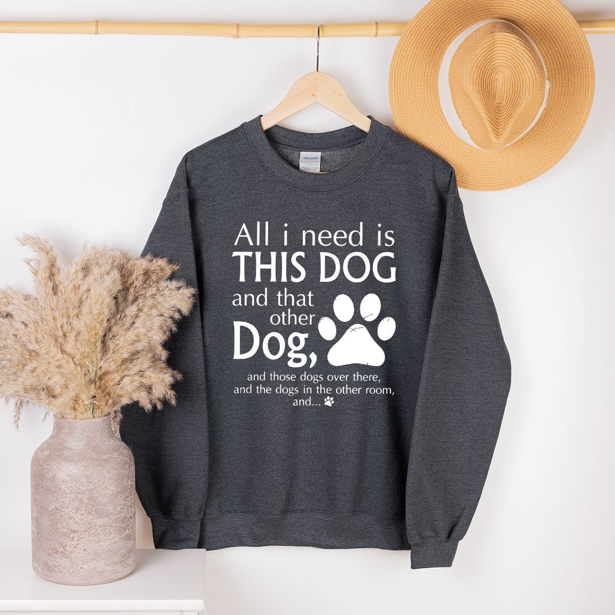 Hund Mama Sweatshirt, Fell Hundeliebhaber Geschenk, Haustier Liebhaber Sweatshirt von FastCustomTees