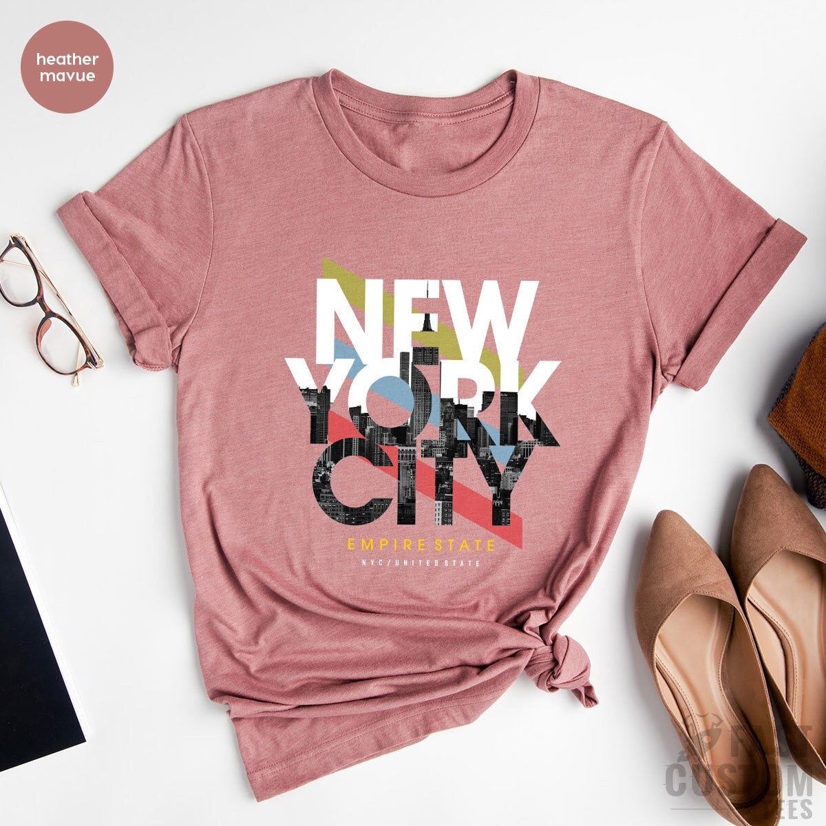 New York T-Shirt, City Shirt, Ostküste Yorker Liebhaber Geschenk, Nyc Geschenke, Shirt Für Frauen von FastCustomTees