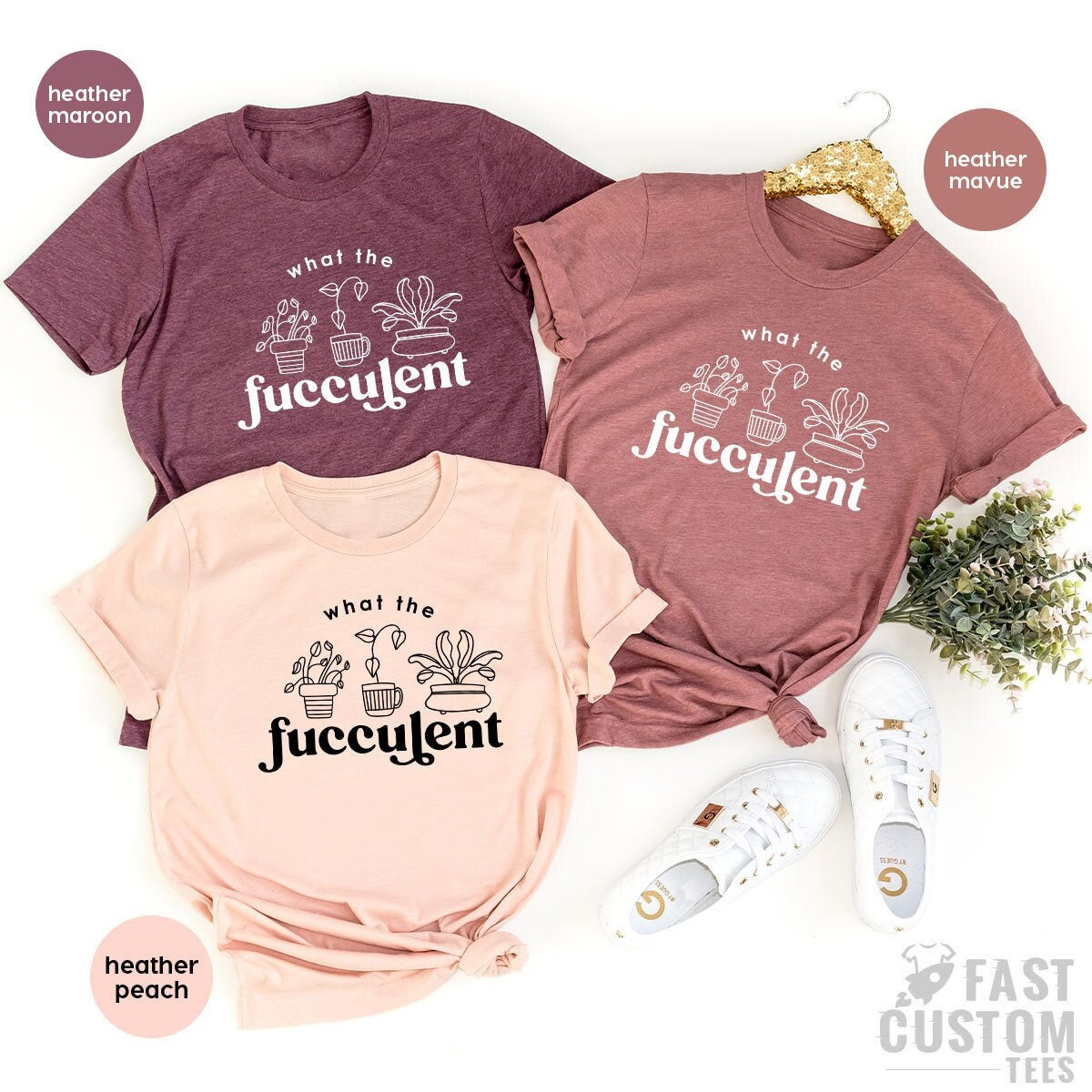 Was Zum Fukkulenten Shirt, Gartenarbeit Shirt Für Frauen, Sukkulenten Lustiges Kaktus Gartengeschenk, Pflanzenliebhaber Mama von FastCustomTees