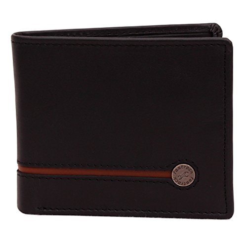 Fastrack Original Black Men's Bifold Multi Wallet (C0368LBK02) von Fastrack
