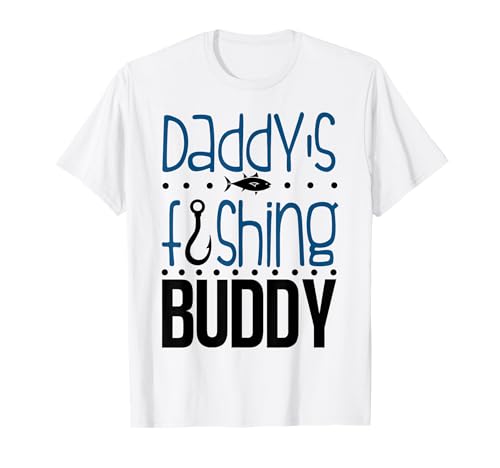 Daddy's Fishing Buddy Lustiges Matching für Vater und Kind T-Shirt Daddy's Fishing Buddy Lustiges Matching für Vater und Kind T-Shirt von Father Child Matching Designs