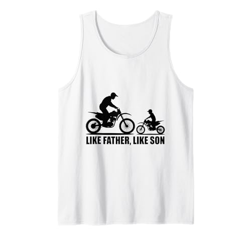 Wie Vater wie Sohn Papa und Baby passend zum Vatertag Tank Top von Father and Son Design Apparel