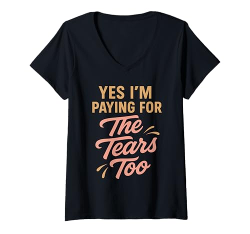 Damen Dad of The Bridezilla Hochzeit Stress Humor Probe T-Shirt mit V-Ausschnitt Damen Dad of The Bridezilla Hochzeit Stress Humor Probe T-Shirt mit V-Ausschnitt von Father of the Bride Funny Wedding Party Dadzilla