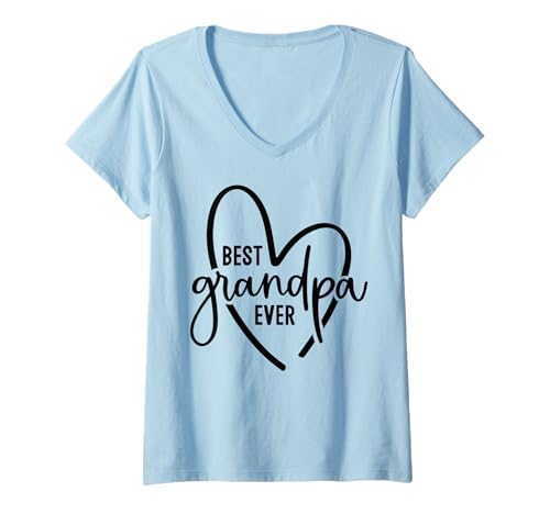 Damen Bester Opa aller Zeiten Großvater Geburtstag und Vatertag Liebe T-Shirt mit V-Ausschnitt Damen Bester Opa aller Zeiten Großvater Geburtstag und Vatertag Liebe T-Shirt mit V-Ausschnitt von Father's Birthday Gift