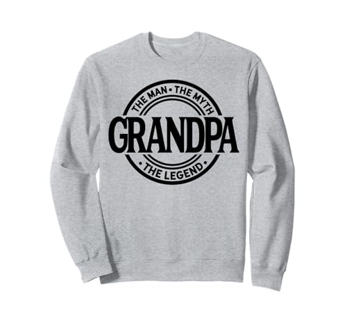 der mann der mythos opa die legende großvater vater liebe Sweatshirt von Father's Birthday Gift