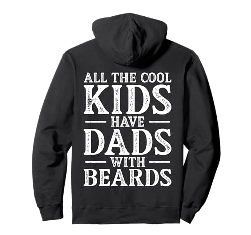 Coole Kinder haben Väter mit Bärten Lustiger bärtiger Vater Papa Pullover Hoodie Coole Kinder haben Väter mit Bärten Lustiger bärtiger Vater Papa Pullover Hoodie von Father's Day 2026 Designs by A Beard Lover Dad