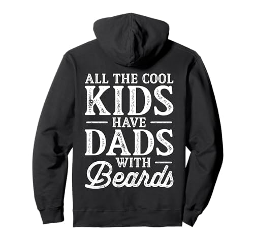 Coole Kinder haben Väter mit Bärten Lustiger bärtiger Vater Papa Pullover Hoodie Coole Kinder haben Väter mit Bärten Lustiger bärtiger Vater Papa Pullover Hoodie von Father's Day 2026 Designs by A Beard Lover Dad