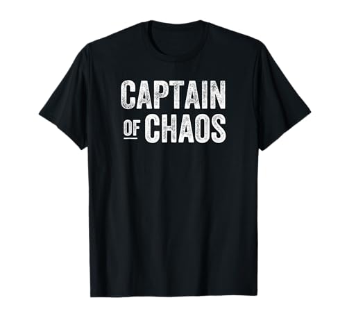 Captain of Chaos Lustiges Papa-Shirt für Herren Lehrer T-Shirt Captain of Chaos Lustiges Papa-Shirt für Herren Lehrer T-Shirt von Father's Day Gift Shirts Dads