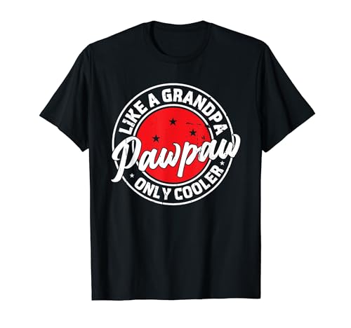 Pawpaw Like A Grandpa Only Cooler Retro Men Father's Day T-Shirt von Fathers Day Family Matching Gifts Shirt & Tees
