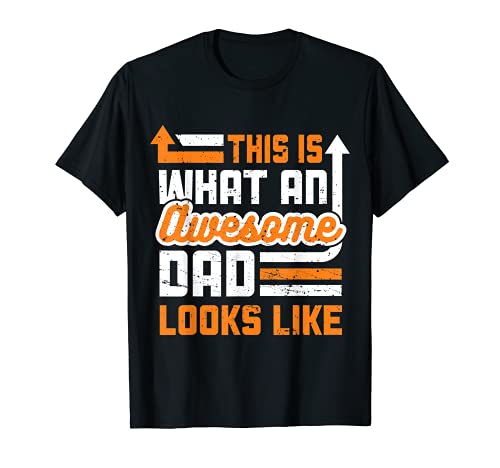 Herren Lustiger Vatertag mit Aufschrift "This Is What An Awesome Dad Looks Like" T-Shirt Herren Lustiger Vatertag mit Aufschrift "This Is What An Awesome Dad Looks Like" T-Shirt von Fathers Day Funny Apparel