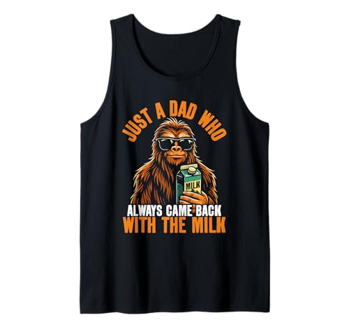 Nur ein Vater, der immer mit der Milch zurückkam Lustig für Männer Tank Top Nur ein Vater, der immer mit der Milch zurückkam Lustig für Männer Tank Top von Fathers Day Funny Dad Designs