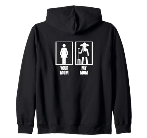 Farming Your Mama Meine Mutter Sohn Tochter Lustiger Farmer Kapuzenjacke von Fathers Day Gifts For Farmer