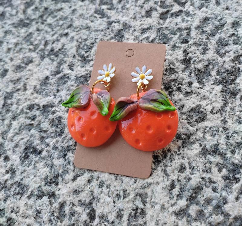 Ohrringe Aus Polymer-Ton Und Harz. Ohrringe. Fimo Ohrringe Aus Polymer-Ton Und Harz. Ohrringe. Fimo von FattodaTerri