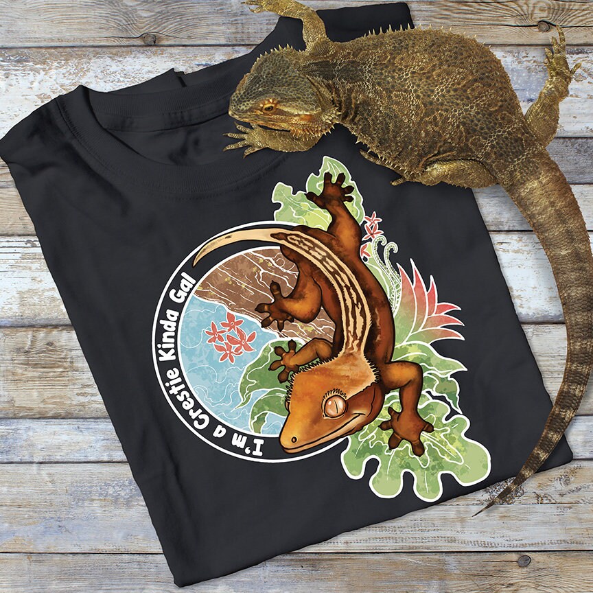 Gecko Tshirt, Crestie Kinda Gal, Kleid, Niedliches Reptil T-Shirt, Eidechse Shirt, Reptilien Geschenke Gecko Tshirt, Crestie Kinda Gal, Kleid, Niedliches Reptil T-Shirt, Eidechse Shirt, Reptilien Geschenke von FattyPancake