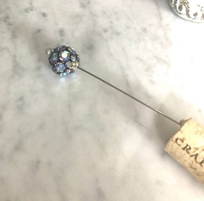Vintage Blau Strass Hutnadel Vintage Blau Strass Hutnadel von FauciVintage