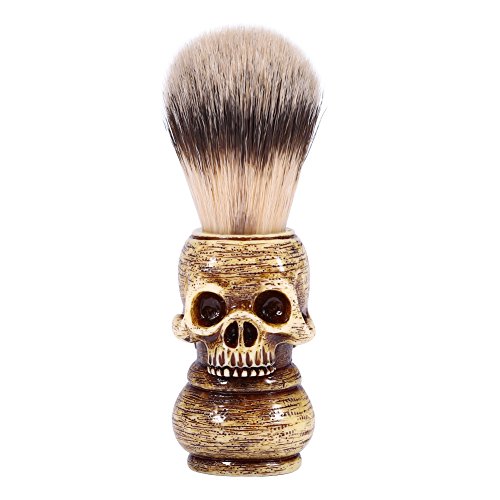 Gefüllter 12×4×4 Herren-Pflegewerkzeug-Make-up-Totenkopf-Friseursalon-Bart-Rasierpinsel von Fauitay