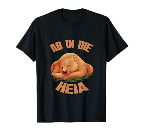 Lustiges Heia Bär Geschenk für Kinder Schlafmützen Träumer T-Shirt Lustiges Heia Bär Geschenk für Kinder Schlafmützen Träumer T-Shirt von Faulenzer und Langschläfer Shop