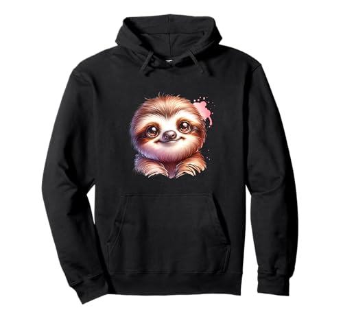 Süßes Faultier Tiermotiv für Kinder Fans Pullover Hoodie Süßes Faultier Tiermotiv für Kinder Fans Pullover Hoodie von Fauli Tierfreunde Kindergeburtstag Motive