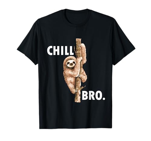 Chill Bro Hipster Relax Entspannen Con Jungs & Mädchen T-Shirt von Faultier Calm Down & Take it Easy Damen & Herren