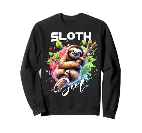 Sloth Mädchen Faultier Sweatshirt Sloth Mädchen Faultier Sweatshirt von Faultier Designs Damen
