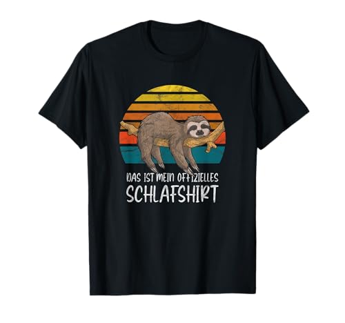 Offizielles Schlafshirt Damen Herren Kinder Faultier Schlaf T-Shirt Offizielles Schlafshirt Damen Herren Kinder Faultier Schlaf T-Shirt von Faultier Schlafshirts für Männer