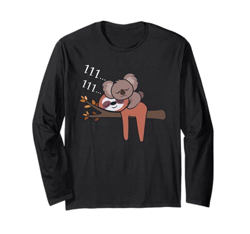 Faultier Shirt Herren Damen Kinder Faultier Liebhaber Koala Langarmshirt Faultier Shirt Herren Damen Kinder Faultier Liebhaber Koala Langarmshirt von Faultier Shirt Damen & Faultier Geschenke Kinder