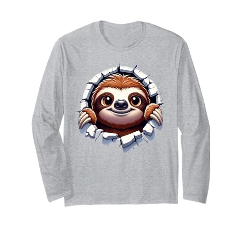 Faultier Kinder Langarmshirt Faultier Kinder Langarmshirt von Faultierliebe