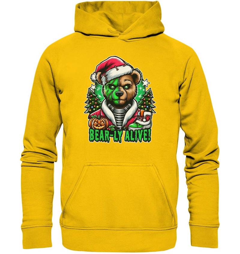 Bear-Ly Alive - Der Schaurigste Halloween-/Weihnachtsbär Aller Zeiten Kids Premium Hoodie von FaunaFeels