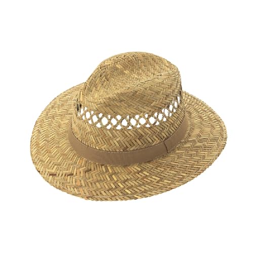 Faustmann Strohhut Unisex mit gerade Krempe 59 von Faustmann