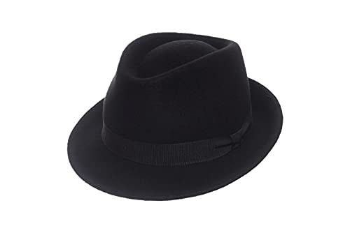 Faustmann Trilby Wollfilz schwarz (55) von Faustmann