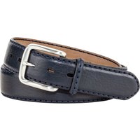 Fausto Colato Handgefertigter 2-lagiger Ledergürtel mit Narbenstruktur in 105 von Fausto Colato