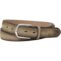 Fausto Colato Handgefertigter Gürtel aus CITES-zertifiziertem Glattleder in 110 von Fausto Colato