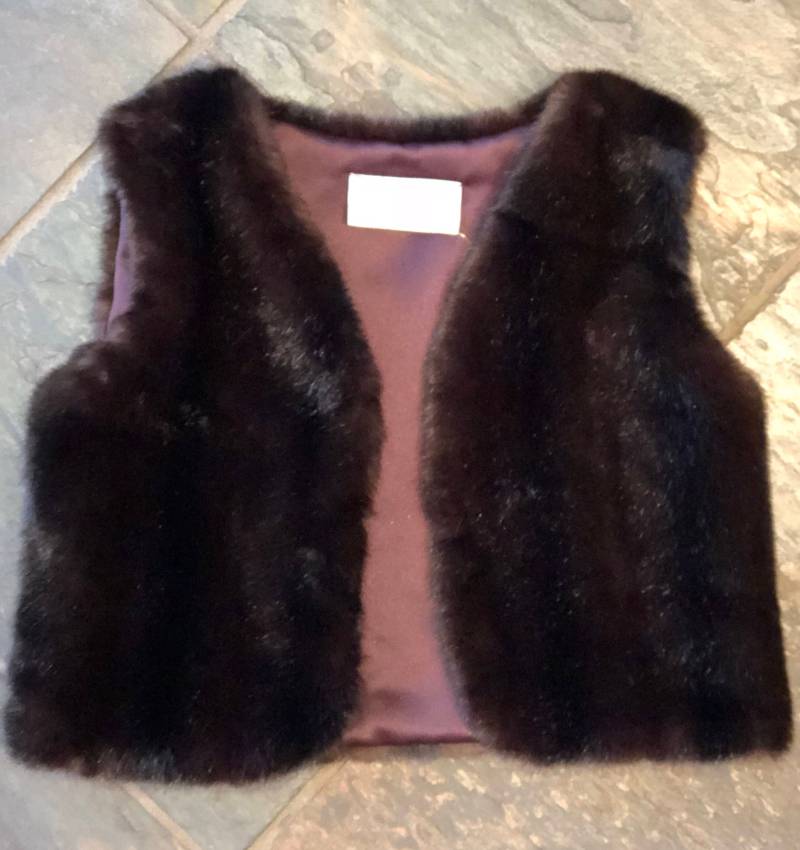 Kinder Collector Webpelzweste von FauxFurever