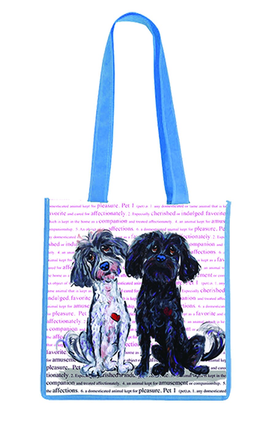 Doodle Tragetasche, Pudelbeutel, Hunde, Hundeliebhaber, Haustierliebhaber, Wiederverwendbar, Umweltfreundliche Taschen von FauxPawPetique