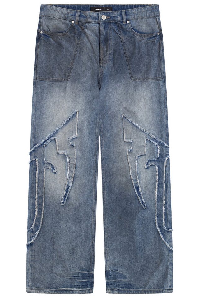 Favela Relax-fit-Jeans Distressed F von Favela