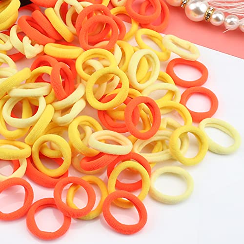 100 Stück Elastisch Haargummis Klein, Baby Haargummis, Soft Baumwolle Mini Haarband, Ohne Metall Haargummis, Pferdeschwanz Inhaber Perfekt für Kinder, Babys, kleine Mädchen, Gelb 100 Stück Elastisch Haargummis Klein, Baby Haargummis, Soft Baumwolle Mini Haarband, Ohne Metall Haargummis, Pferdeschwanz Inhaber Perfekt für Kinder, Babys, kleine Mädchen, Gelb von Favelable