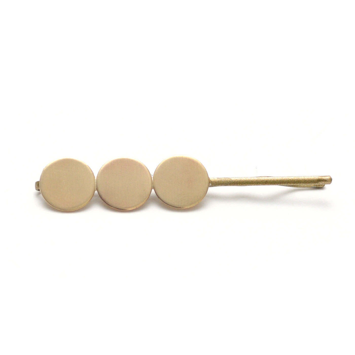 Kreis Bobby Pin, Moderne Messing Haarnadel, Kleine Haar-Accessoire, Haar-Accessoire - Transit Bobbies von FavorJewelry