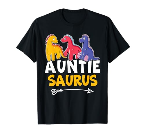 Auntie Saurus Dino für Mädchen und Jungen T-Shirt Auntie Saurus Dino für Mädchen und Jungen T-Shirt von Favorite Auntie Designs For Women