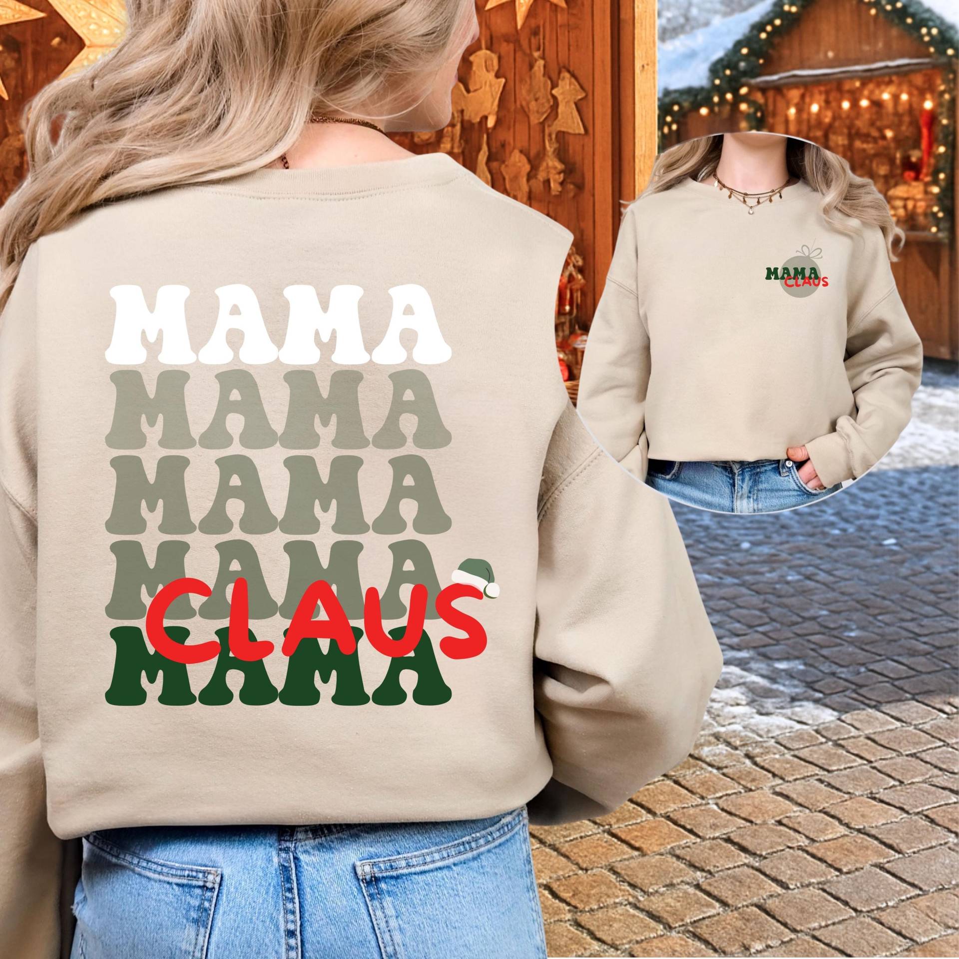 Family Christmas Sweater, Holiday Gift Women, Unisex Winter Matching Outfit, Gift, Women's von FavoritePieceAtelier