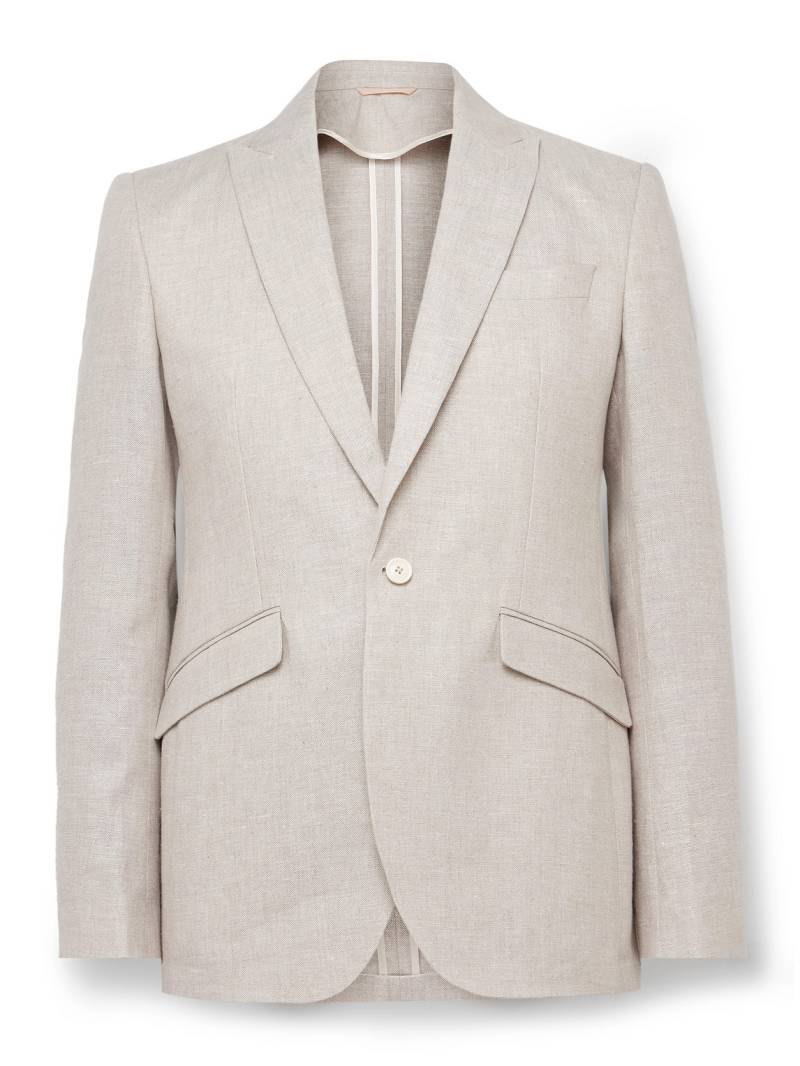 Favourbrook - Ebury Slim-Fit Linen Suit Jacket - Men - Neutrals - UK/US 42 von Favourbrook