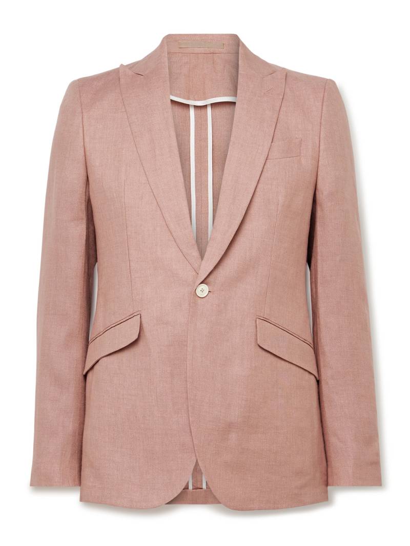Favourbrook - Slim-Fit Linen Suit Jacket - Men - Pink - UK/US 42 von Favourbrook