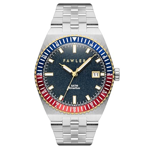 Fawler by Trendhim | Emeritus Uhr | Für Männer | Datumsfenster | Wasserdicht bis 50 Meter | Dänisches Design von Fawler