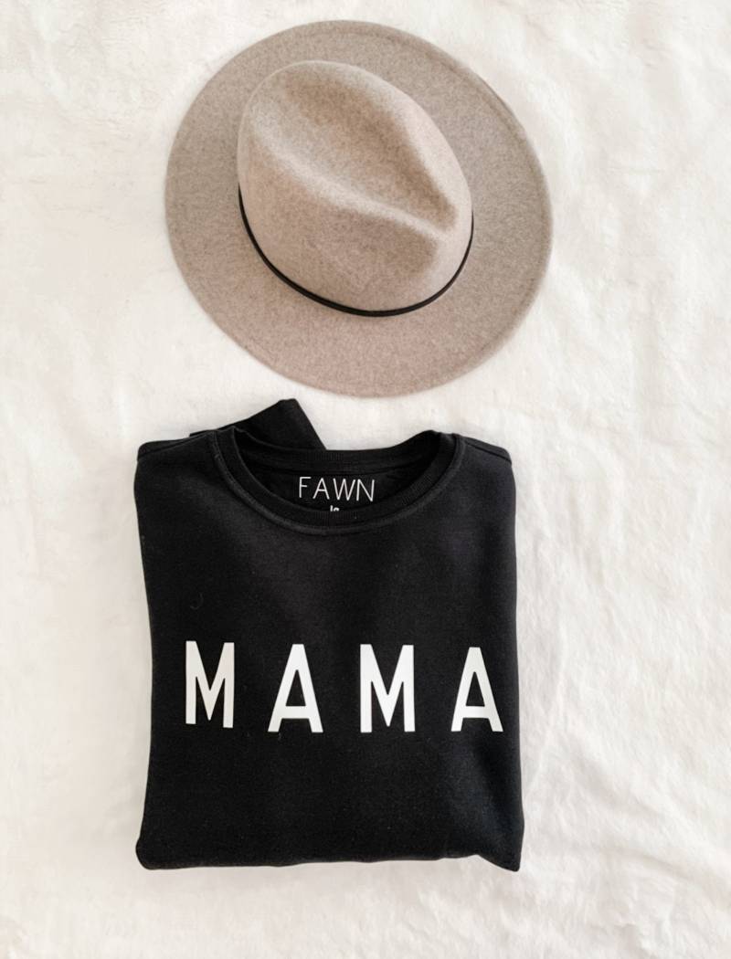 Mama Crew | Schwarz von Fawnclothingco